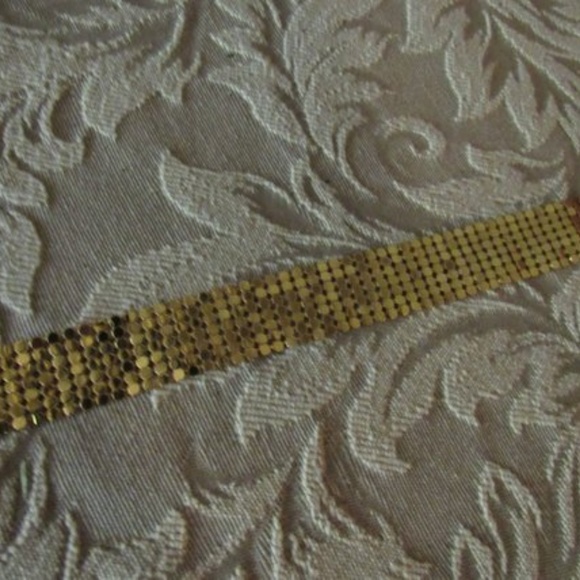 ⚜️ Gorgeous 18K Gold Plated Mesh Reversible Bracelet - Adjustable - Picture 3 of 10